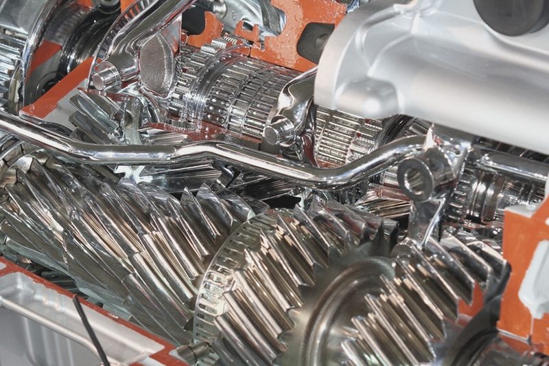 Transmission fluid being drained and replaced