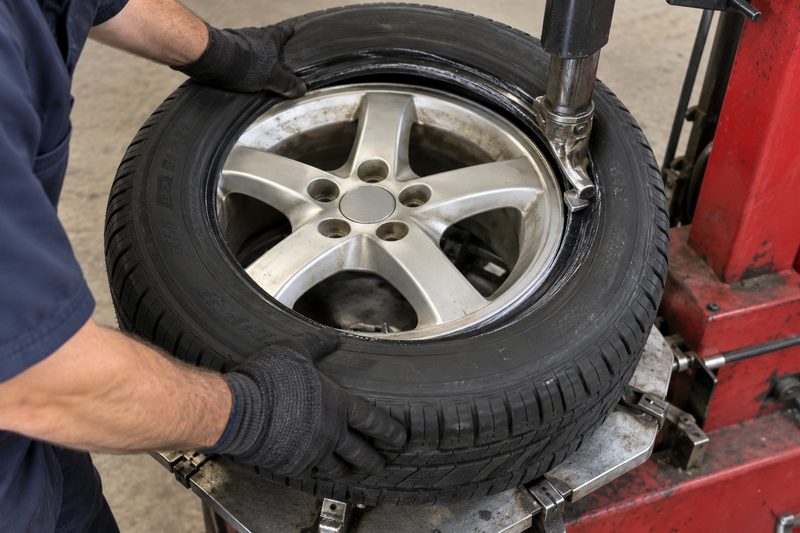 Tire mounting and balancing at Dakota Ridge Auto in Littleton
